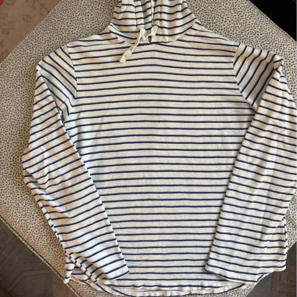 Striped Blue and White Bodysuit